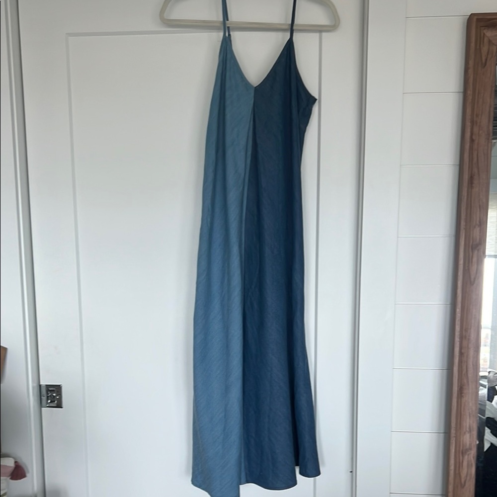 Elegant Blue Maxi Dress
